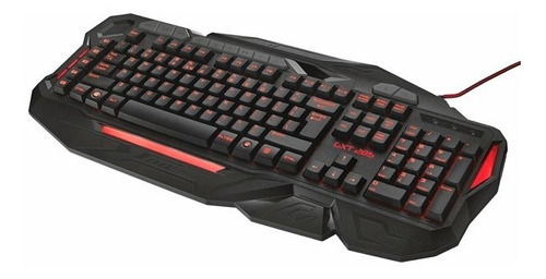 Teclado Gamer Trust Gxt 285 Led Illuminado Programable