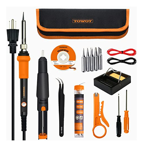 Kit De Soldador, Soldador Electrónico De 60w Temperatu...