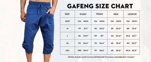 Pantalones Casuales De Lino Bohemio Para Hombres Yuga Capri