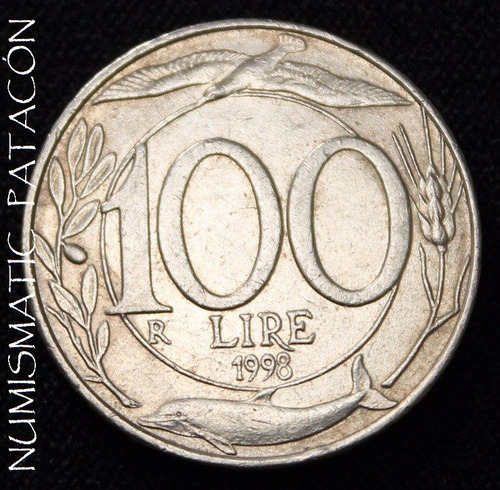 Moneda 100 Liras Italia 1998 - Excelente