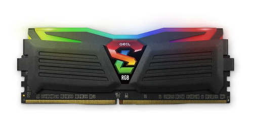 Imagem 3 de 3 de Memória Ram Ddr4 Geil Super Luce Rgb 16gb 3000mhz Black