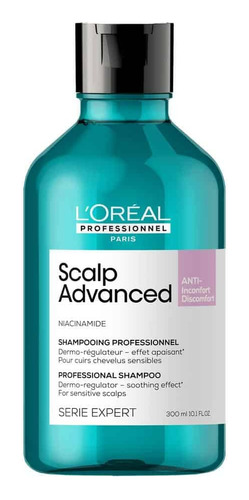 Shampoo Loreal Pro Scalp Adv Cuero Cabelludo Sensible 300 Ml