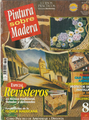 Revista Pintura Sobre Madera  N° 8 - Con Moldes