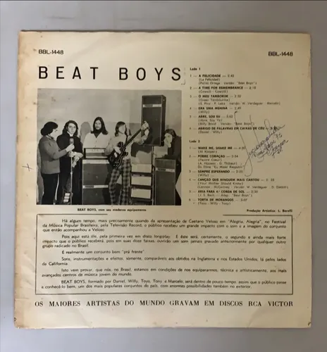 洋楽 Play That Beat Mr. Raja #1 [CART001] Beat Boys Rca Victor Bbl 1448-a Made In Brazil 1968 Mono
