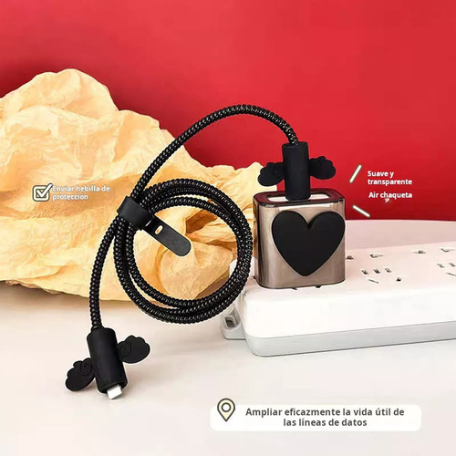 Funda Protectora Para Cargador De Cable De Datos De Phone
