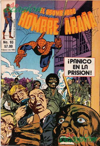Cómic El Asombroso Hombre Araña No. 93 (1982) Novedades Edi.