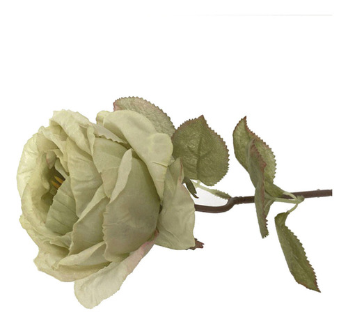 Decoración De Mesa Con Rosas Artificiales, Color Verde