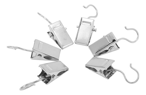 Cortina Con Clips Para Fotos, 100 Unidades, Metal De Primera