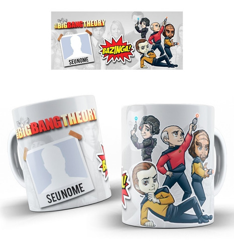 Imagem 1 de 10 de Canecas Personalizadas The Big Bang Theory !!!!