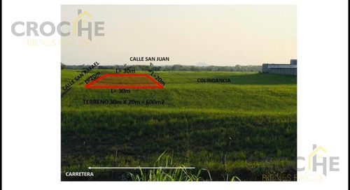 Terreno En Venta En Tecolutla Ver.