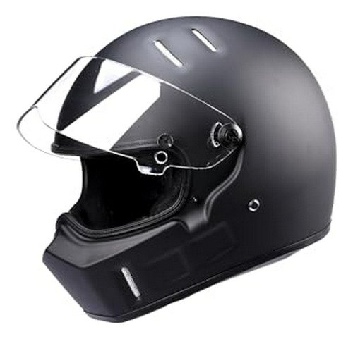 Casco De Motocicleta Crg Full-face Fibra De Vidrio Certifica
