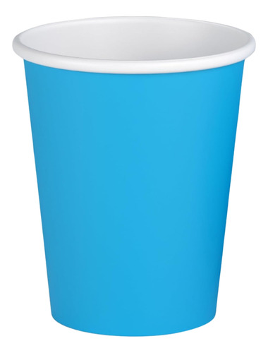 Vaso Stendy Polipapel 8 Onzas Descartable Pack X100 Unidades Color Azul