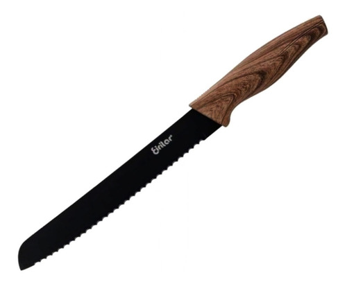 Imagem 3 de 5 de Jogo De Facas Inox 6 Peças Wood Eirilar