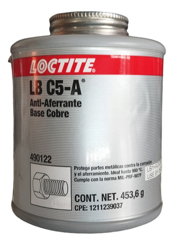 Anti Aferrante Base De Cobre Loctite Lb C5-a  453,6g