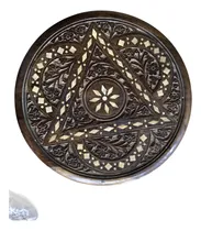 Comprar Mesa Auxiliar Madera Tallada Vintage- Como Nueva Ref. 44,99