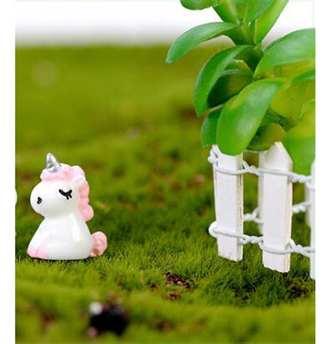 100 Piezas Resina Jardín De Hadas Adornos Decoración