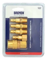 Comprar Set Juego Acoples Rapido Compresor 5pz Bronce Bremen 7937