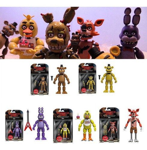 Figura De Acción Five Nights At Freddy's Fnaf De Bonnie Foxy