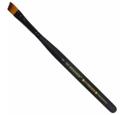 3 X Pincel Keramik Redondo Curto Mini Brush 313 - 3 Tamanhos