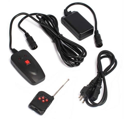 Maquina De Fumaça 03 Leds Rgb 2 Controles Com Fluido Grátis