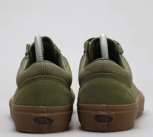 Tenis Vans Old Skool Liga Verde Militar Winter Moss | Envío gratis