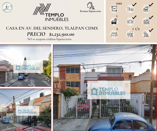 Venta De Casa En Sendero 30, Coapa, Coapa Super 8, Ciudad De México, Cdmx, México. Excelente Oportunidad De Inversión.