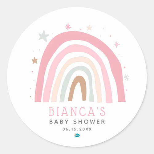 Stickers Para Boda, Xv Años, Baby Shower 400pz De 3cm