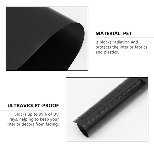 Parasol Adhesivo Para Ventanas De Coches, Película A Prueba
