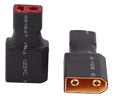 Pack De 2 Adaptadores Xt90 A T Plug - Conexin Segura