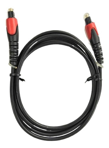 Imagen 1 de 3 de Cable Optico Audio Digital Fibra Toslink Plug A Plug 2 Mts