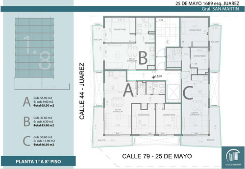 Departamento 2 Ambientes 1° A En 25 De Mayo 1600- S.martin(ctro)