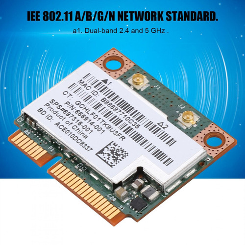 Tarjeta De Red Bluetooth Para Hp Para Broadcom Bcm943228hmb