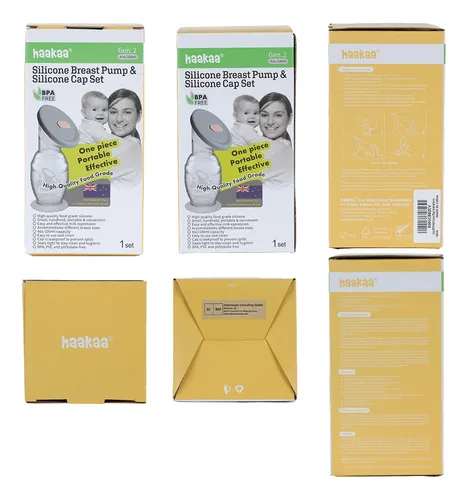 Sacaleche Manual Haakaa Con Base 4 Fl Oz/100ml+tapa 1 C...