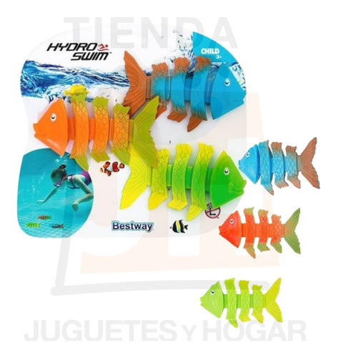 Peces Para Buceo 10cm Juego Pileta Bestway Tiendajyh