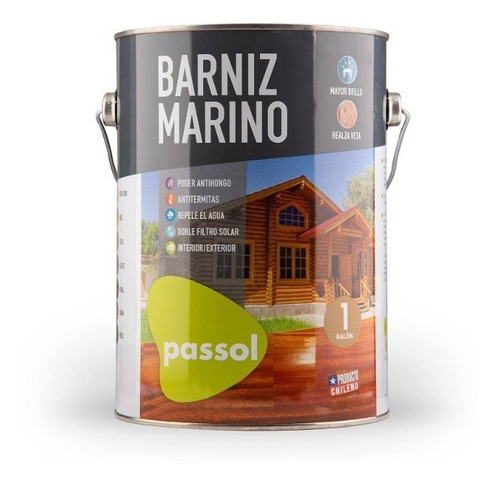 Pintura Esmalte Sintetico Blanco 1g - Passol