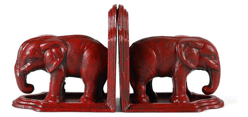 Retrome Elephant Book Ends To Hold Books, Bookends For Shelv