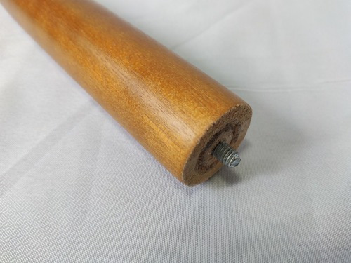 Kit 4 Pé Palito Castanho 60cm Madeira Eucalipto P/ Poltronas