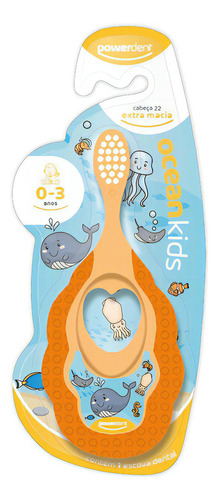Escova Dental Infantil Mordedor Ocean Kids Powerdent