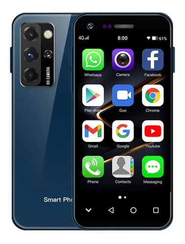 Teléfono Inteligente Android Barato N5 3.0 Pulgadas Ram3gb Y Rom32gb Azul 