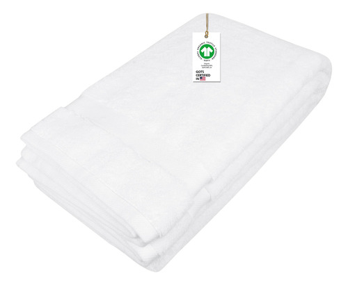 Toalla De Baño 100% Algodón Orgánico De Secado Rápido 91 X 1