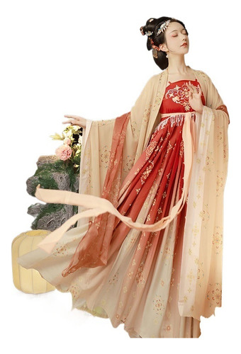 Hanfu (dinastía Tang) Vestido Hanfu Cosplay Hada Hanfu China