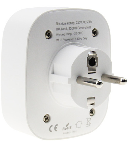 Adaptador Inteligente De Extensión Wifi Estándar Europeo Con