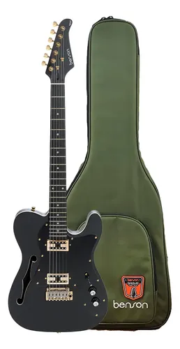 Guitarra Telecaster Benson Brave One Series Black Satin Com Bag