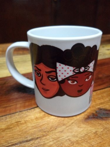 Imagen 4 de 4 de Taza Zamba S Martin Juana Belgrano Niña Paka Paka Irrompible