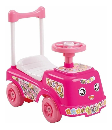 Montable Carrito Impulsor Walking Sonido Amarillo 5501 Mytoy