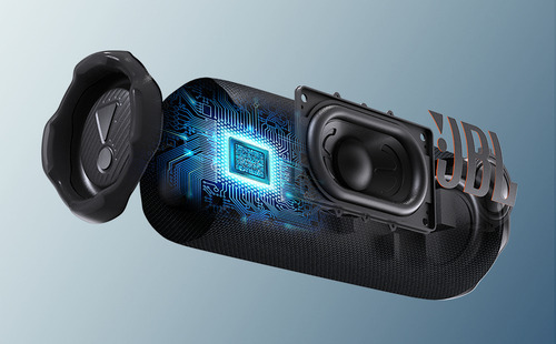 Bocina Jbl Flip 7 Negro Portátil Con Bluetooth Waterproof Negro