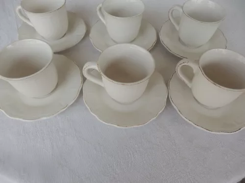 Sweejar Juego de tazas de porcelana, 15 onzas para café, té, café con  leche, cacao, mujeres, hombres, juego de 6 (colores)