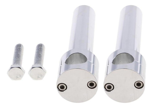 2pcs 22mm Manillar Riser Bar Mount Pieza De Repuesto De