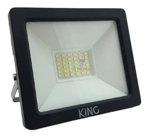 Pack 5 Reflector Led 20w 220v Luz Fria Alta Potencia King