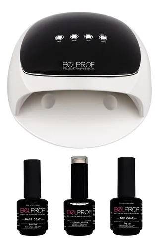 comprar Cabina Led Uñas 52w + Esmalte Semipermanente Belprof X3